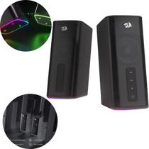 Caixa de Som Gamer Redragon GS814 Connie RGB Bluetooth P2 3,5mm USB