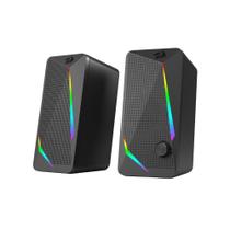 Caixa de Som Gamer Redragon Waltz GS510 RGB 5W USB P2 Caixa de Som Gamer Redragon Waltz GS510 RGB 5W USB P2