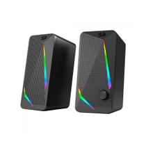 Caixa De Som Gamer Redragon Waltz Stereo 2.0 Rgb 2x5w Preto