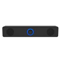 Caixa De Som Gamer Rise Mode Aura Sound S2 LED Azul Bluetooth 3W*2 Preto - RM-SP-02-BB