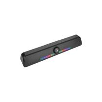 Caixa de Som Gamer Rise Mode Aura Sound S6, RGB Rainbow, Bluetooth, 5W*2, Preto - RM-SP-06-RGB