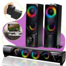 Caixa De Som Gamer Setup RGB