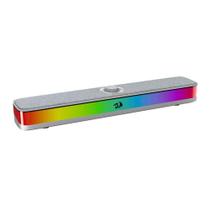 Caixa de som gamer soundbar 5w neo rgb cinza redragon gs515g Caixa de som gamer soundbar 5w neo rgb cinza redragon gs515g