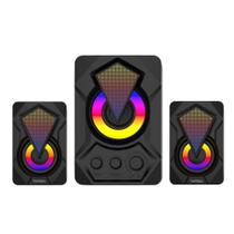 Caixa de Som Gamer Targa Diamond Pro 2.1 com Subwoofer