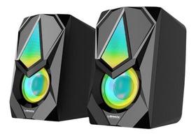 Caixa de Som Gamer USB Alto Falante Para PC Notebook Potente