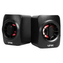 Caixa de Som Gamer Vinik Eclipse 6W 2.0 LED Rainbow - VSPKG6WEC