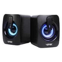 Caixa De Som Gamer Vinik Galaxy 6w 2.0 Led Rainbow - Vspkg6wgl