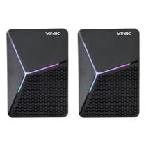 Caixa De Som Gamer Vinik Star 6w 2.0 Led Rainbow - Vspkg6wst