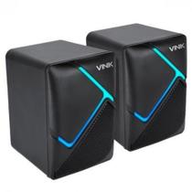 Caixa De Som Gamer Vinik Star 6w 2.0 Led Rainbow