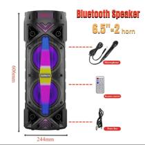 Caixa de som gigante sistema de som de cinema em casa de alta potência Karaokê Bluetooth Rádio FM