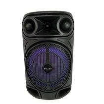 Caixa De Som Grande Potente 2200w Karaokê Bluetooth Portátil Preto Inluss