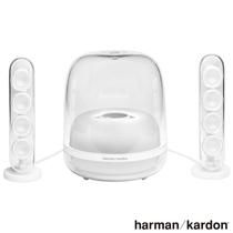 Caixa de Som Harman Kardon SoundSticks 4, Bluetooth, Subwoofer de 5,25" Bivolt Branco - JBL