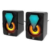 Caixa De Som Havit RGB SK210 Mini USB + P2 3Wx2 RMS