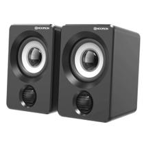 Caixa de Som Hoopson, 6W RMS, USB, P2, Preto - CXPC-019 PT Caixa de Som Hoopson, 6W RMS, USB, P2, Preto - CXPC-019 PT
