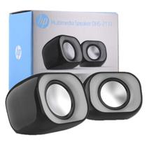 Caixa de Som Hp Usb/P2 para Pc 6w Rms DHS-2111 Preta