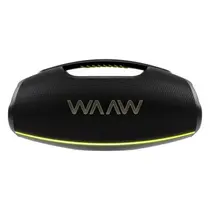 Caixa de Som Hyperboom 1000 byAlok WAAW Bluetooth 5.4 180W RMS IPX7 Preta TWS, LED 12h de Bateria