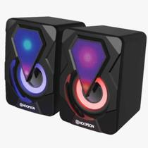 Caixa de Som Iluminação LED para PC Hoopson CX-PC021LED Caixa de Som Iluminação LED para PC Hoopson CX-PC021LED