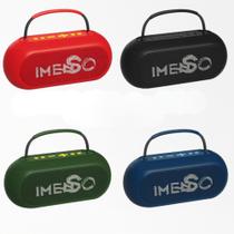 Caixa de Som Imenso S1046 Bluetooth Portátil Luz RGB 16w 3000 Mah