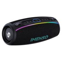 Caixa De Som Imenso X23 Cor 60w Bluetooth 5.2, Bateria 4000mAh, IPX6 RGB, TWS