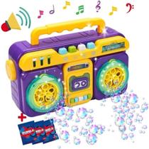 Caixa De Som Infantil Rádio Bolha Automático Envio Relâmpago