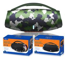 Caixa De Som Inova Tws Portátil Bluetooth 5.3 Alto-falante Estéreo Alta Fidelidade Camuflada