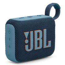 Caixa de Som JBL Bluetooth GO4, Até 7 horas de reprodução, IP67, 4,2W Blue