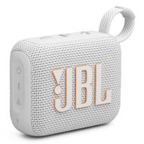 Caixa de Som JBL Bluetooth GO4, Até 7 horas de reprodução, IP67, 4,2W White