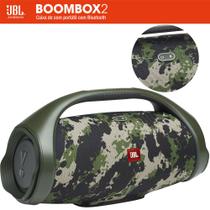 Caixa de Som JBL Boombox 2 Original Camuflada Squad Bluetooth 5.1 À Prova D'água IPX7 Bateria 24hrs