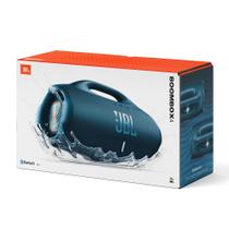 Caixa de Som JBL Boombox 4, Bluetooth, JBL PRO AI Sound Boost, Auracast, IP68, até 34h de Bateria