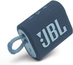 Caixa de Som JBL Go 3 Bluetooth Portátil 4,2W - à Prova de Água USB Azul