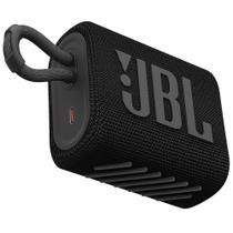 Caixa de Som JBL GO3, Bluetooth, À Prova d'Agua e Poeira, 4,2W RMS - JBLGO3BLK