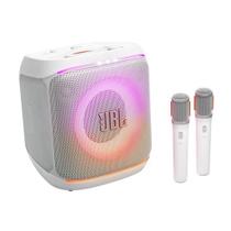 Caixa De Som JBL Partybox Encore 2 Com Microfone - Branca Caixa De Som JBL Partybox Encore 2 Com Microfone - Branca