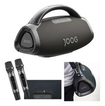 Caixa De Som Joog One Hi-fi 2 Microfone S/fio 200w Potente