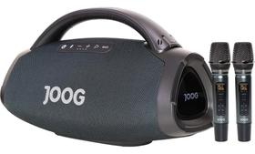 Caixa De Som Joog One Hi-fi 200w 2 Microfones S/f + Controle Cor Preto