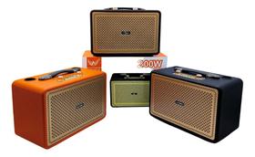 Caixa De Som Karaokê Bluetooth 02 Microfones 200w Pmpo AM-8516