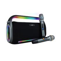 Caixa de Som Karaokê Imenso X41 150w 2 Microfones Luzes RGB