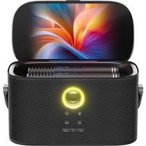 Caixa de som Karaokê Joog Shell S2 140W Tela 8" 2x Microfones sem fio