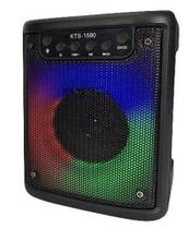 caixa de som KTS-1580 3 wireless Caixa de som RGB Led Bluetooth KTS-1580 Portátil