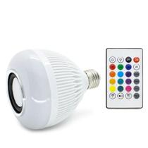 Caixa de som lâmpada rgb 12w music bulb wj-l2