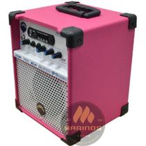 Caixa de Som LEACS Turbox Multiuso 5" 40W TB100 Bluetooth ROSA