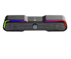 Caixa De Som Led Hp Multimidia Soundbar Dhe-6002 Rgb Gamer