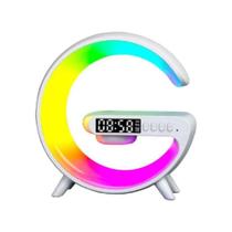 Caixa de Som Luminária Carregador Sem Fio Smart Light Sound Machine
