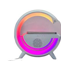 Caixa De Som Luminária Led G Inteligente Carregador Indução
