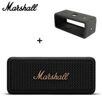 Caixa De Som Marshall Emberton Multidirecional Preta + Case de Proteção - Emberton Marshall