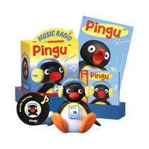 Caixa De Som Mini Bluetooth Portátil Para Crianças Pingu Música Decoração De Mesa Presente De