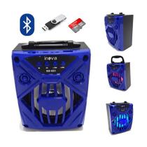 Caixa de Som Mini Portátil Inova 10w Bluetooth RAD 8251 Azul Caixa de Som Mini Portátil Inova 10w Bluetooth RAD 8251 Azul