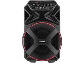 Caixa de Som Mondial Connect Party Plus CM-250 - Bluetooth Amplificada Portátil 250W 8” USB