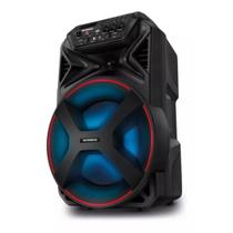 Caixa de Som Mondial Connect Party Plus CM-250 - Bluetooth Amplificada Portátil 250W 8” USB