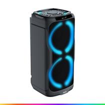 Caixa de Som Moob Groove Com Alça Entrada para 2 Microfones Função TWS Bluetooth 5.0 e 2 Alto Falantes 1200W