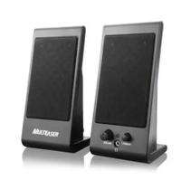 Caixa de Som Multilaser 3W RMS USB Preto FLAT SP009